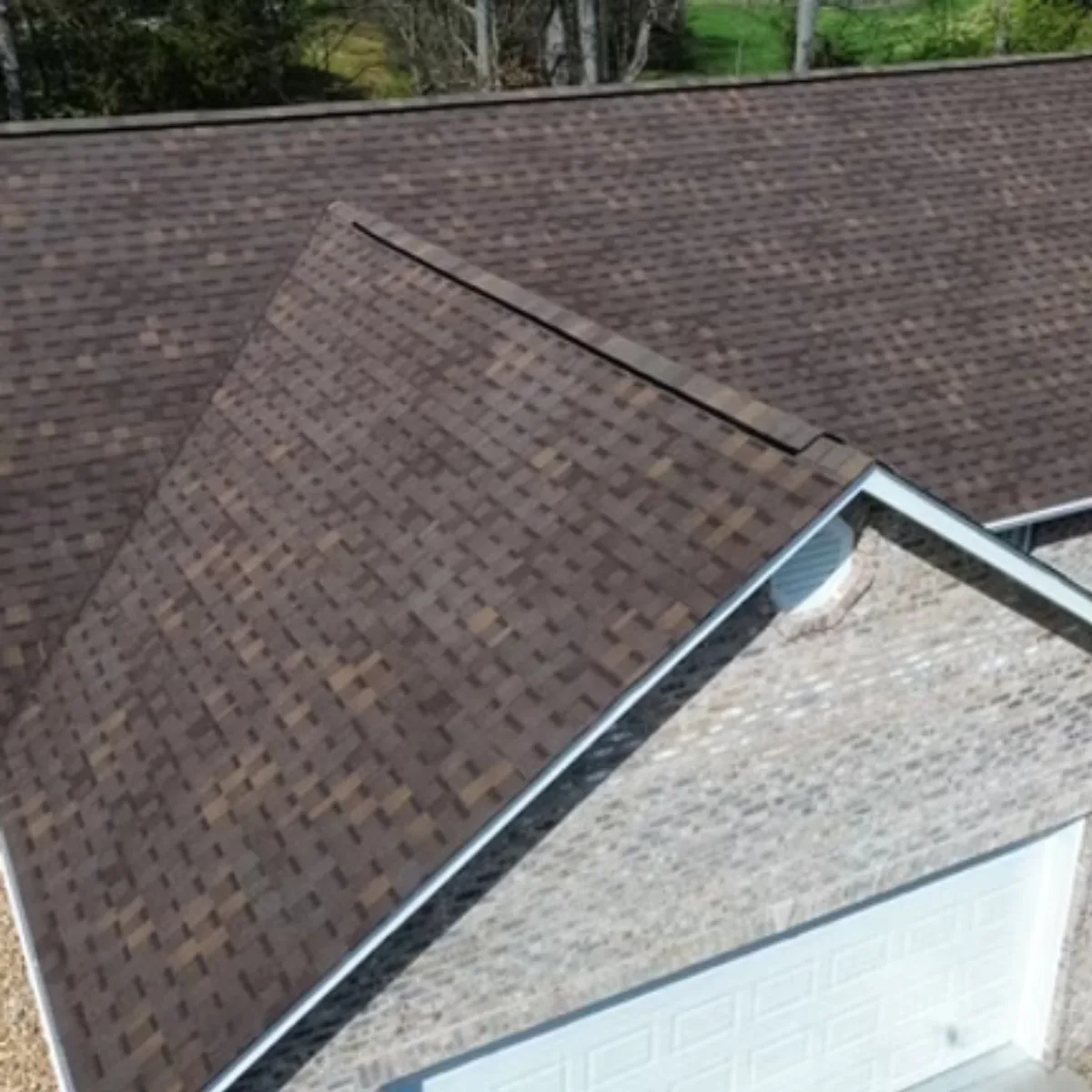 Aerial view of a completed roof installation in the Carolinas — Roof Guys Carolinas